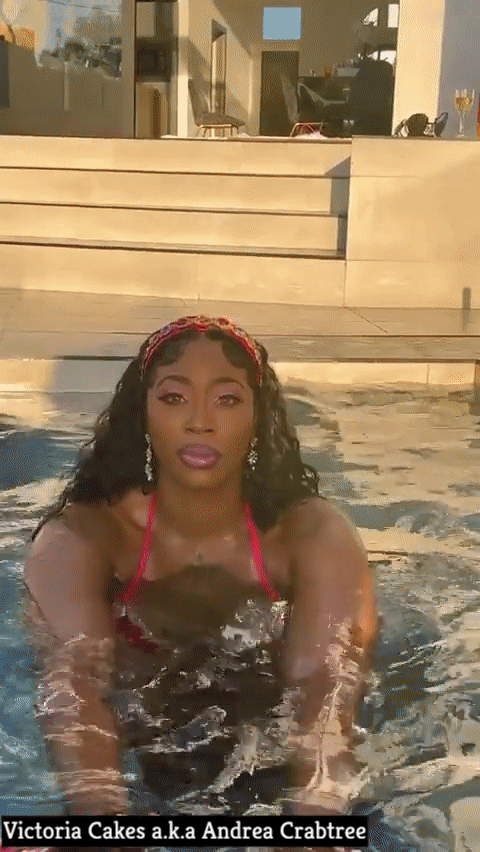 This image has an empty alt attribute; its file name is VICTORIA-CAKES.-GIF.-swimming-pool.-dark-pink-bikini.-4.-their-ref-ezgif.com-gif-maker11.gif